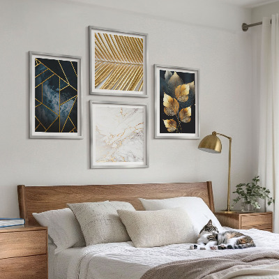 Set tablouri gata de agățat Modele de plante moderne