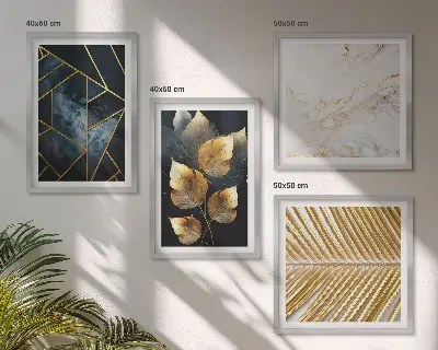 Set de tablouri cu plante moderne gata de agățat