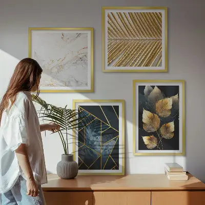 Set de tablouri cu plante moderne gata de agățat