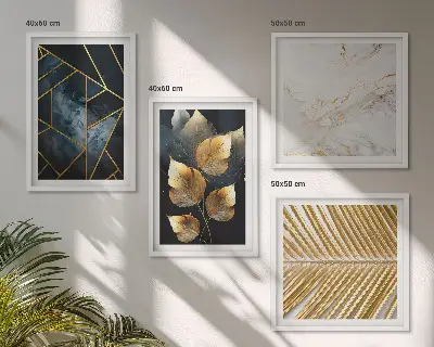 Set de tablouri cu plante moderne gata de agățat