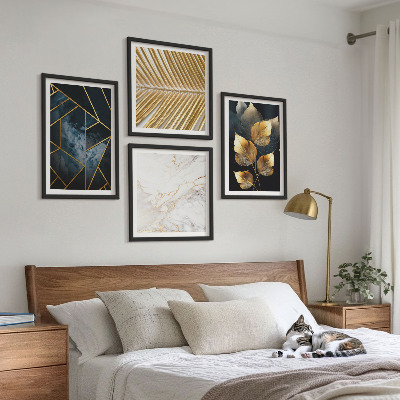 Set tablouri gata de agățat Modele de plante moderne