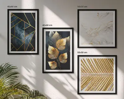 Set de tablouri cu plante moderne gata de agățat