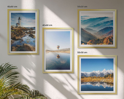 Set tablouri gata de agățat Vederi ale naturii, farului, munților