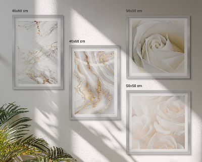Compoziție de tablouri pentru perete Modele elegante de marmură