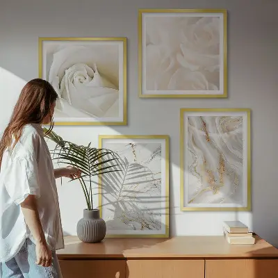 Set de tablouri decorative pentru perete modele elegante cu textură de marmură
