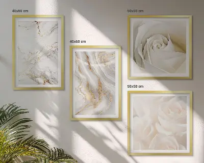 Set de tablouri decorative pentru perete modele elegante cu textură de marmură