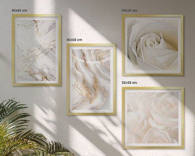 Compoziție de tablouri pentru perete Modele elegante de marmură