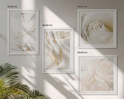 Set de tablouri decorative pentru perete modele elegante cu textură de marmură