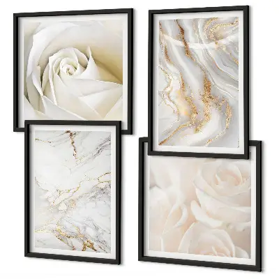 Set de tablouri decorative pentru perete modele elegante cu textură de marmură