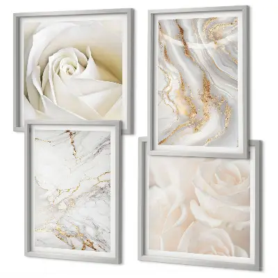 Set de tablouri decorative pentru perete modele elegante cu textură de marmură
