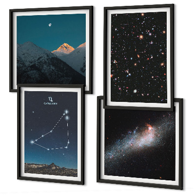 Set tablouri gata de agățat Galaxia constelației Capricorn
