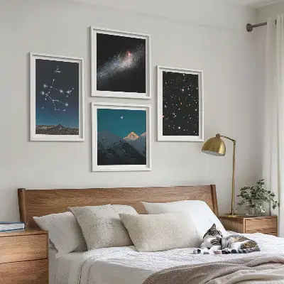 Set tablouri Stelele galaxiei Gemeni gata de agățat