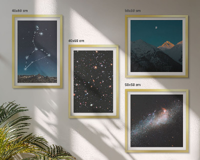 Set tablouri gata de agățat Galaxia Leo și Spațiul