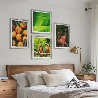 Set de tablouri gata de agățat cu accente fructate ale tropicelor