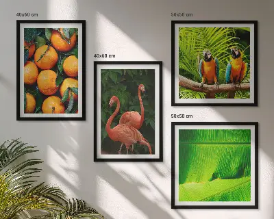 Set de tablouri gata de agățat cu accente fructate ale tropicelor