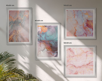 Set tablouri gata de agățat Modele pastelate abstracte