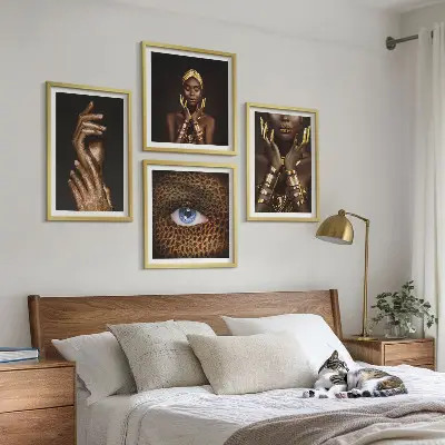 Set de tablouri decorative pentru perete portrete artistice cu femei