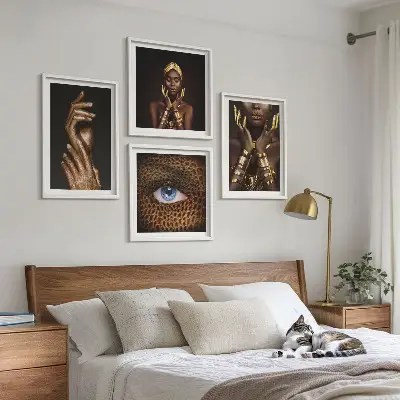 Set de tablouri decorative pentru perete portrete artistice cu femei
