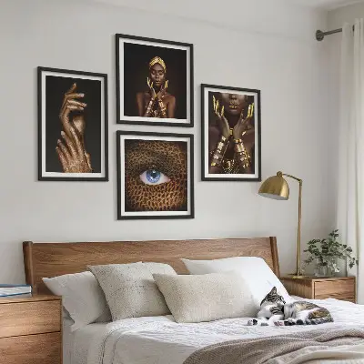 Set de tablouri decorative pentru perete portrete artistice cu femei