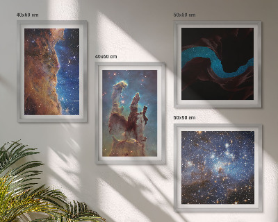 Set tablouri gata de agățat Peisaje spațiale ale galaxiilor