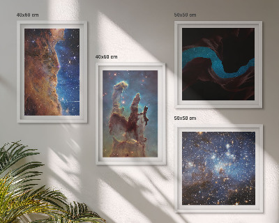 Set tablouri gata de agățat Peisaje spațiale ale galaxiilor