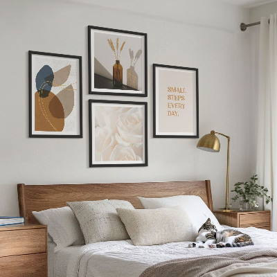 Set tablouri gata de agățat Accente de forme abstracte