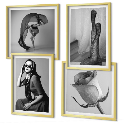 Compoziție de tablouri pentru perete Portrete elegante ale unor femei elegante