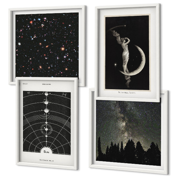 Set tablouri gata de agățat Galaxia sistemului solar