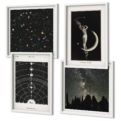 Set tablouri gata de agățat Galaxia sistemului solar