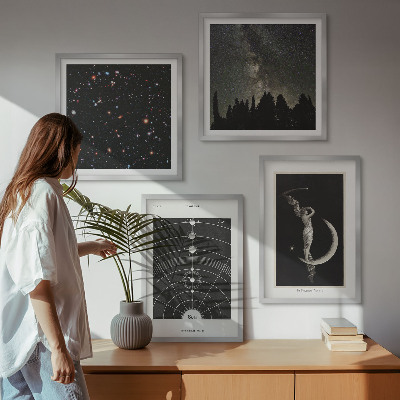 Set tablouri gata de agățat Galaxia sistemului solar