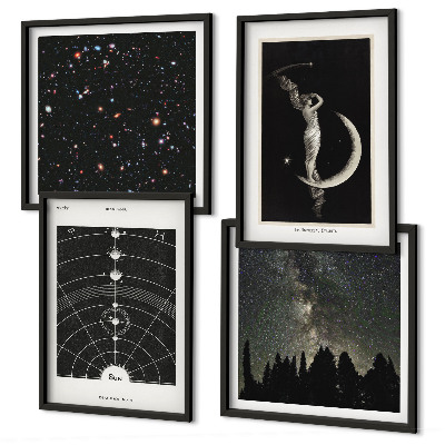 Set tablouri gata de agățat Galaxia sistemului solar