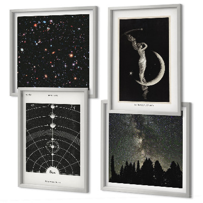 Set tablouri gata de agățat Galaxia sistemului solar