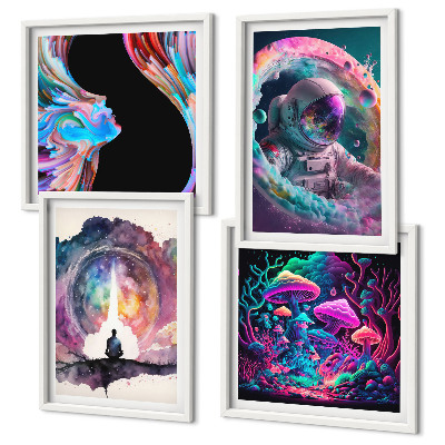 Set tablouri gata de agățat Ilustrații de artă fantasy colorate