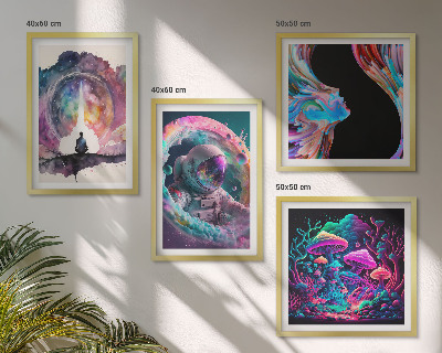 Set tablouri gata de agățat Ilustrații de artă fantasy colorate
