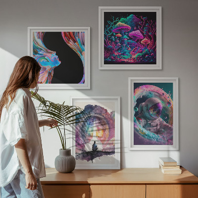 Set tablouri gata de agățat Ilustrații de artă fantasy colorate