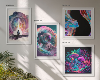 Set tablouri gata de agățat Ilustrații de artă fantasy colorate