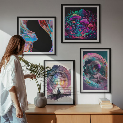 Set tablouri gata de agățat Ilustrații de artă fantasy colorate