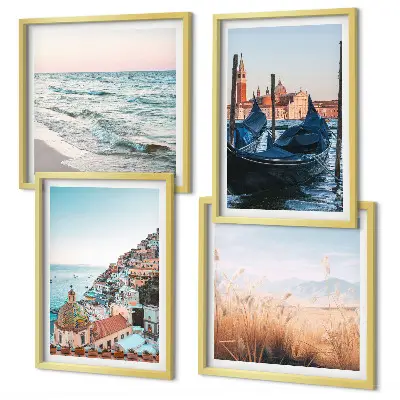 Set tablouri Vederi de la mare ale Veneției gata de agățat