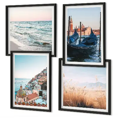 Set tablouri Vederi de la mare ale Veneției gata de agățat
