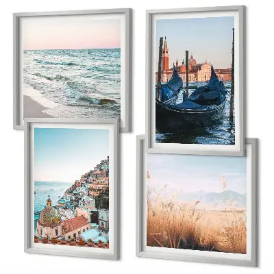 Set tablouri Vederi de la mare ale Veneției gata de agățat