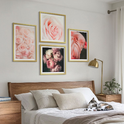 Set tablouri gata de agățat Flamingi roz pastel