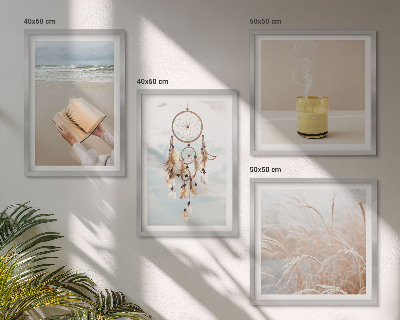 Set tablouri gata de agățat Peisaje de vară în stil boho