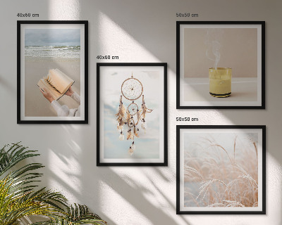Set tablouri gata de agățat Peisaje de vară în stil boho