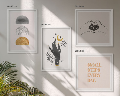 Set tablouri gata de agățat Ilustrații boho minimaliste