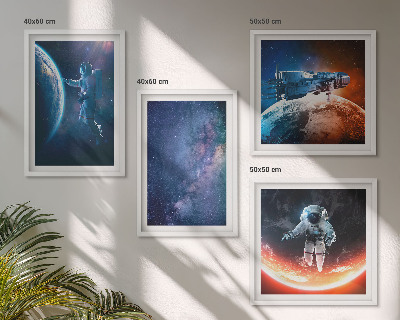 Set tablouri gata de agățat Stelele astronauților spațiali