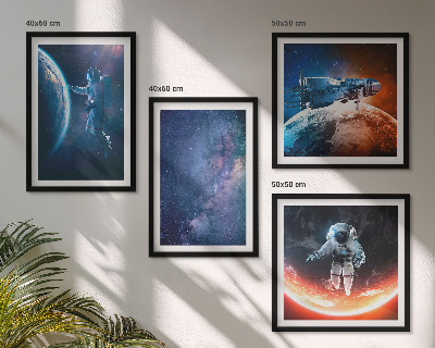 Set tablouri gata de agățat Stelele astronauților spațiali