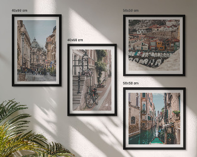 Set tablouri gata de agățat Străzile fermecătoare ale orașelor portuare