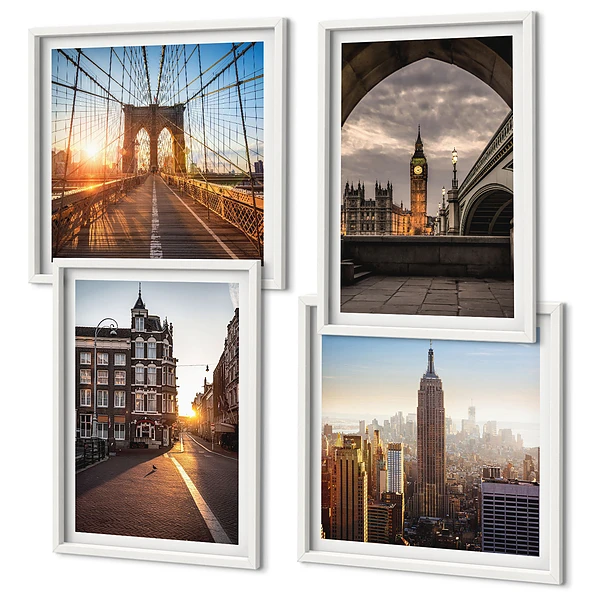 Set de pictură cu vedere la Londra set tablouri gata de agățat