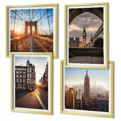 Set tablouri gata de agățat Set de pictură cu vedere la Londra