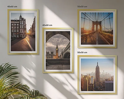 Set de pictură cu vedere la Londra set tablouri gata de agățat